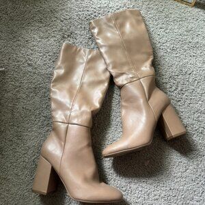 Beige Boots